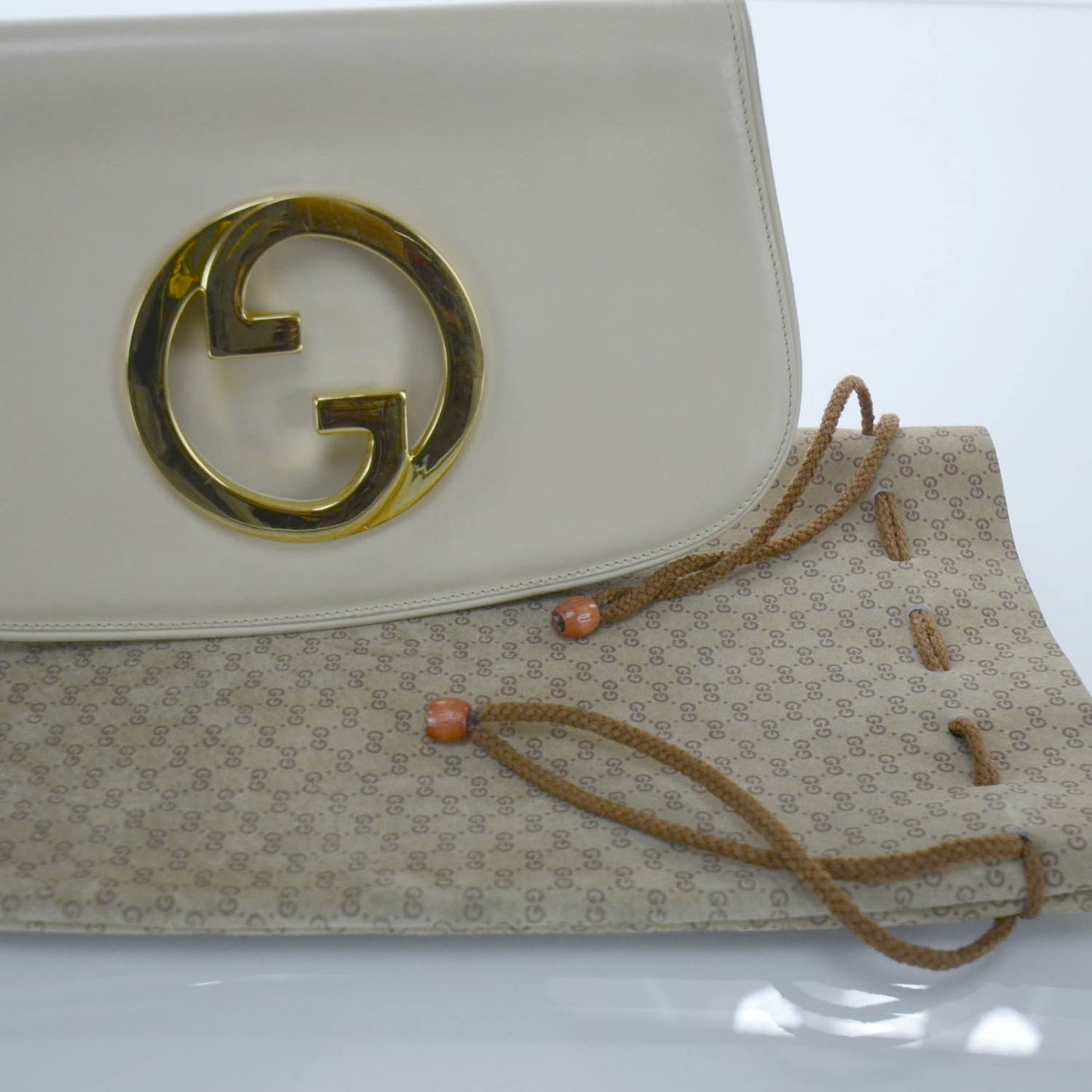 Leather Blondie Clutch