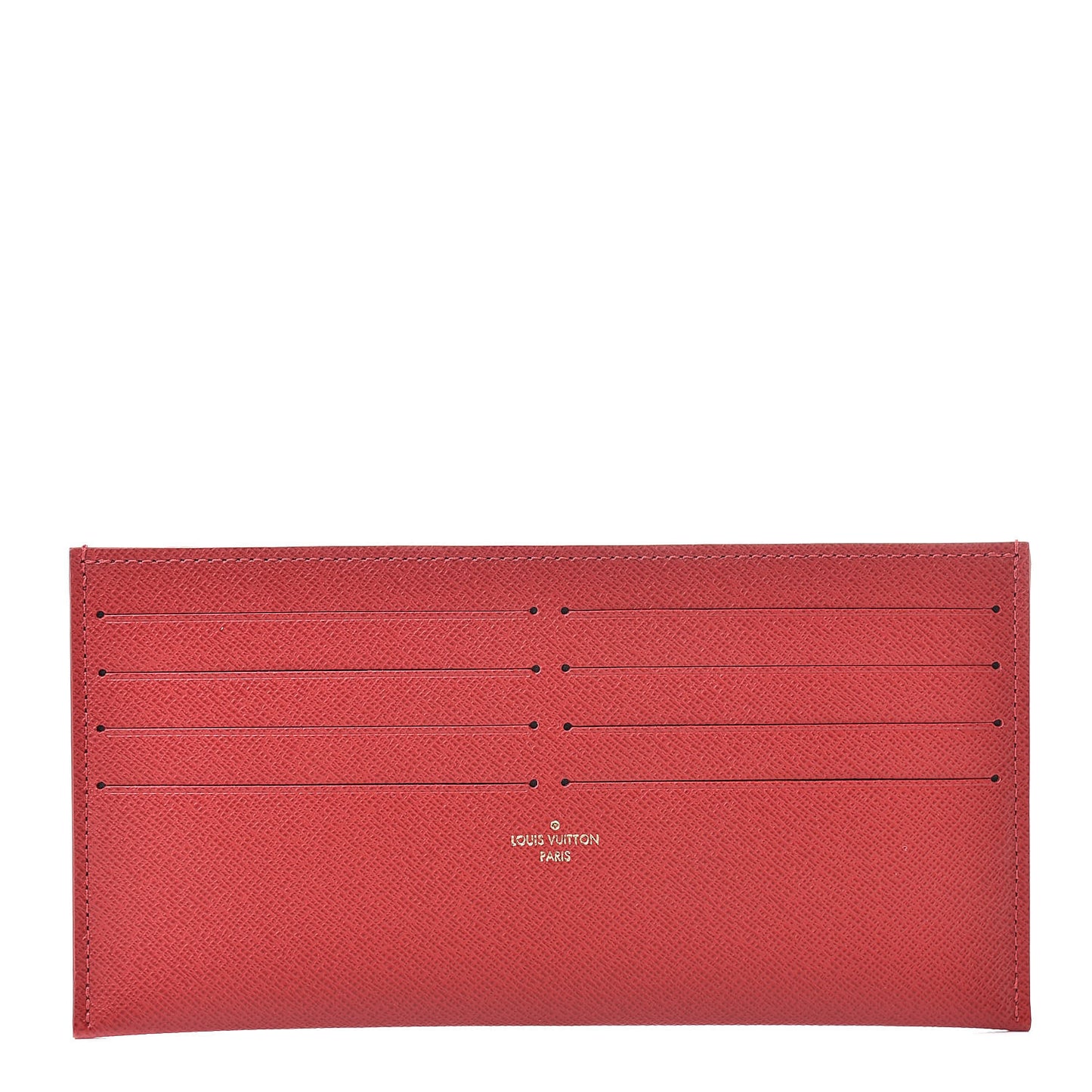 Calfskin Felicie Card Holder Insert Cherry