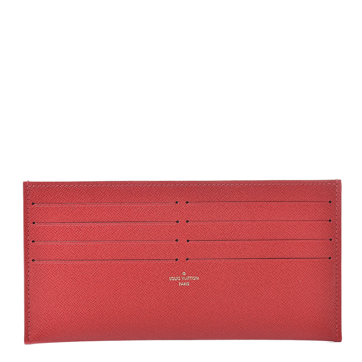 Louis Vuitton Calfskin Felicie Card Holder Insert Cherry 1 of 6