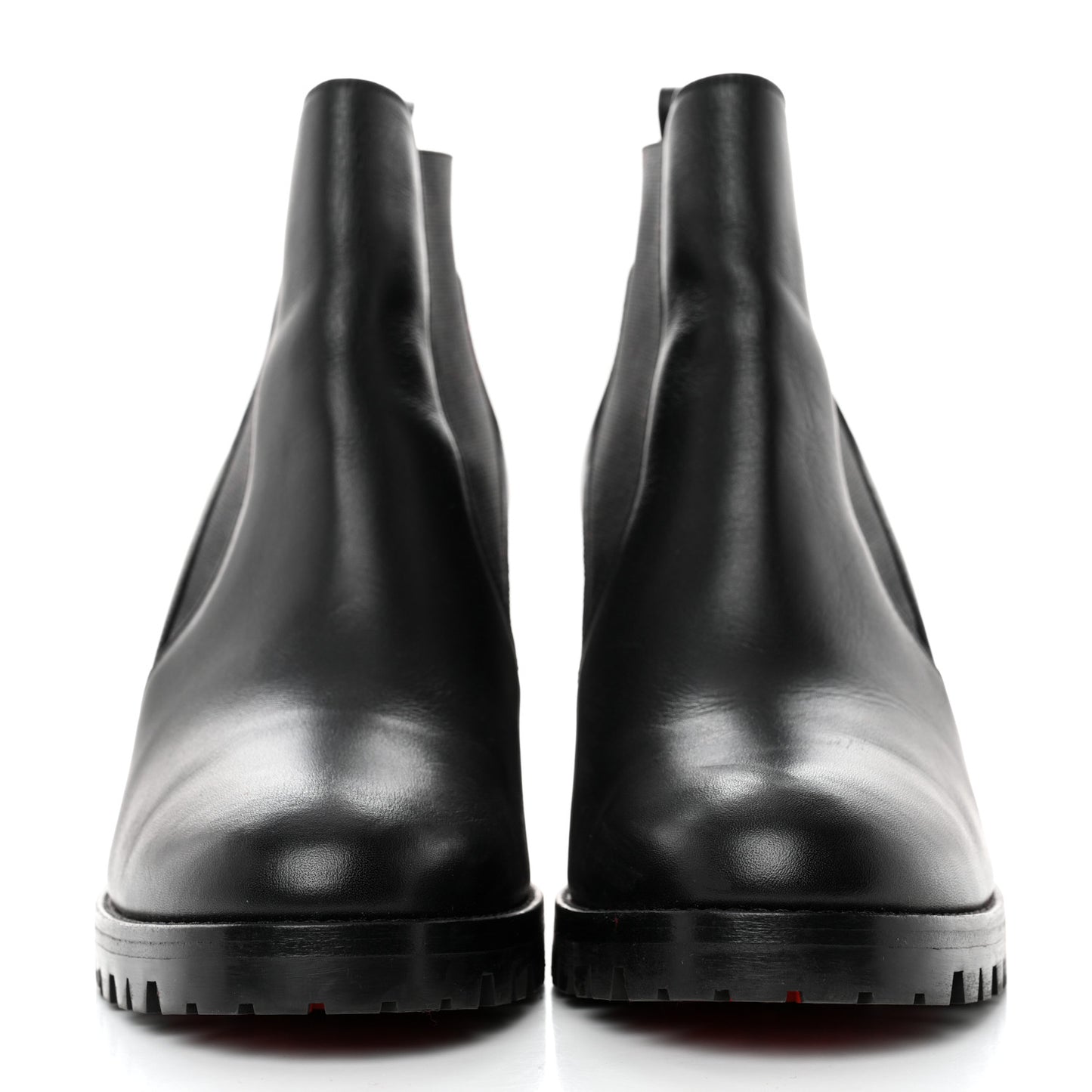 Calfskin Marchacroche 70 Chelsea Boots 37.5 Black