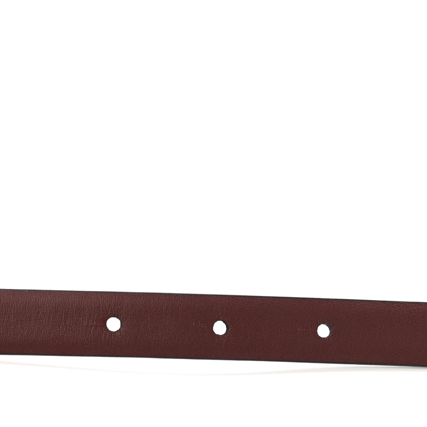 Chanel Calfskin CC Reversible Belt 75 Black Burgundy 3 of 6