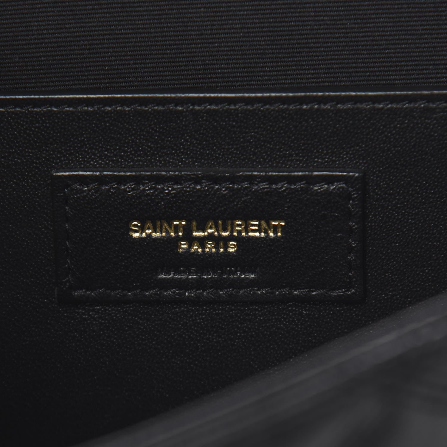 Saint Laurent Lambskin Quilted Large Becky Chain Bag Black 6 of 10