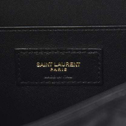 Saint Laurent Lambskin Quilted Large Becky Chain Bag Black 6 of 10