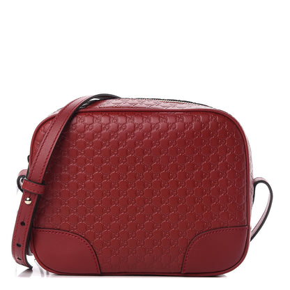 Gucci Microguccissima Mini Bree Messenger Bag Red 1 of 10