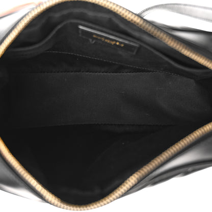 Saint Laurent Calfskin Matelasse Monogram Lou Camera Bag Black 5 of 14