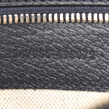 Gucci GG Supreme Monogram Textured Dollar Calfskin Web Small Ophidia Day Backpack Beige Blue Black 7 of 11