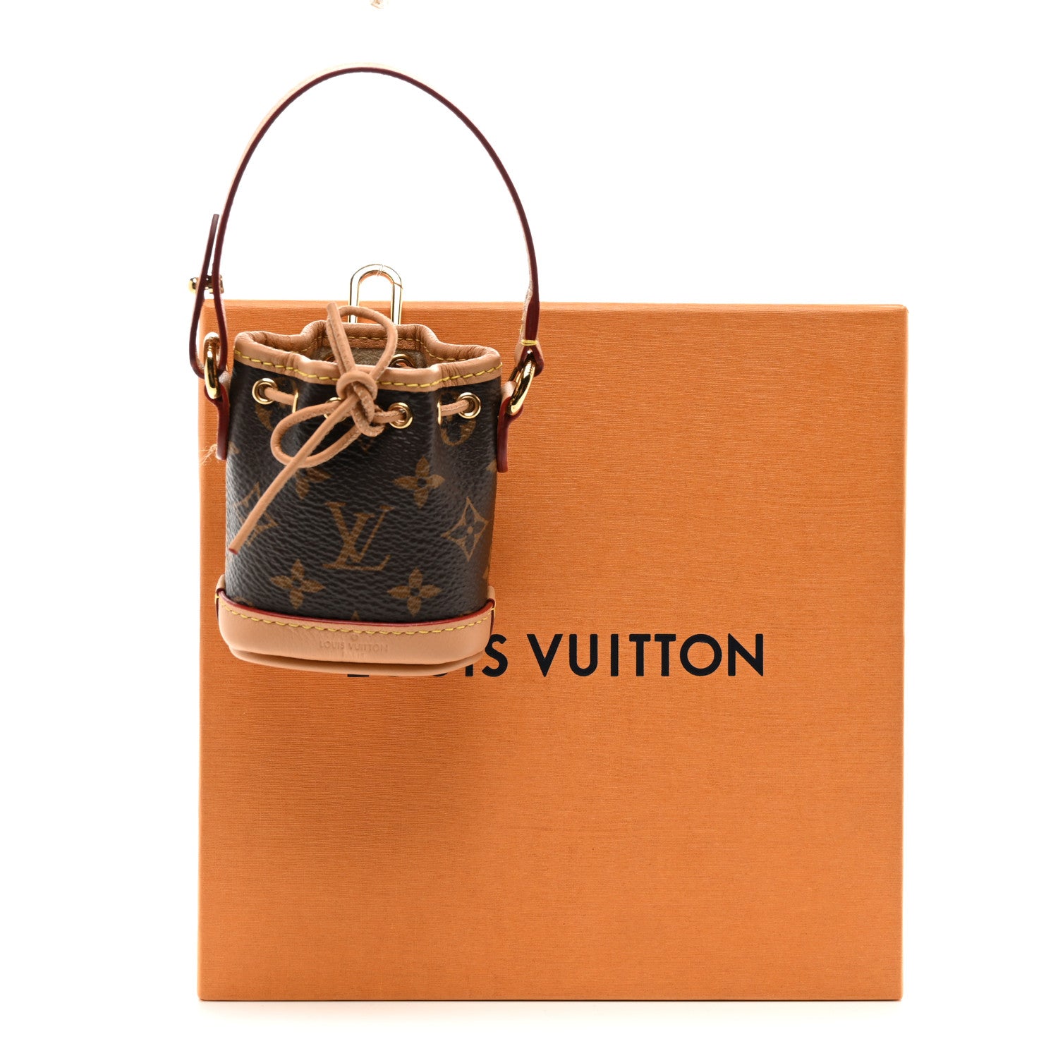 Louis Vuitton Monogram Micro Noe Bag Charm Key Ring 5 of 5