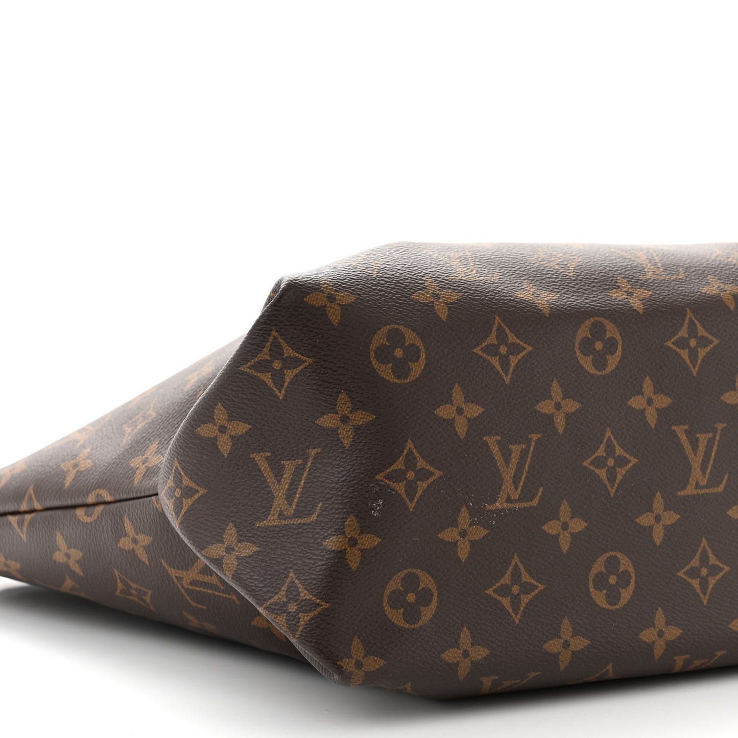 Monogram Flower Zipped Tote MM Black