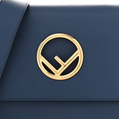 Fendi Vitello Century Opaco F is Fendi Kan I Shoulder Bag Blu Scuro 8 of 11