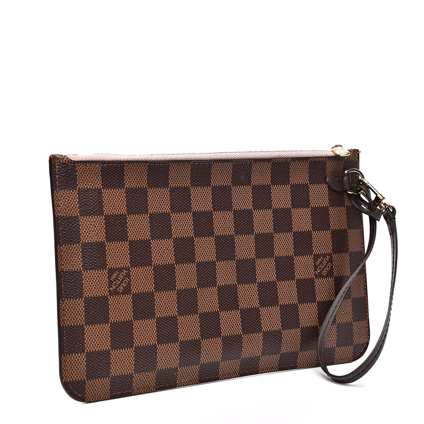 Damier Ebene Neverfull MM GM Pochette Rose Ballerine
