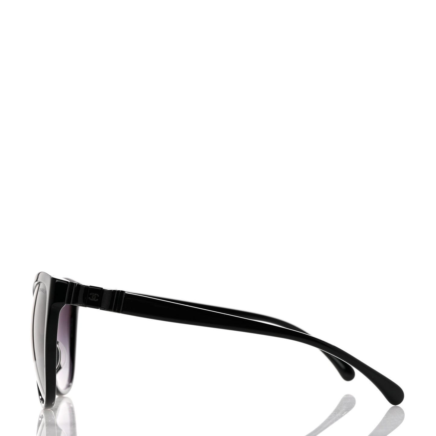 Acetate CC Bow Sunglasses Black