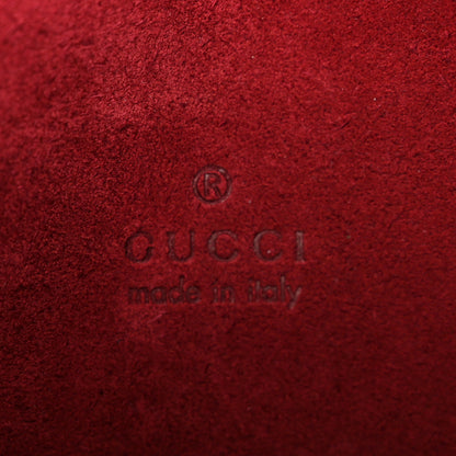 Gucci Crinkled Patent Mini Dionysus Shoulder Bag Rosso Ancora Red 6 of 10