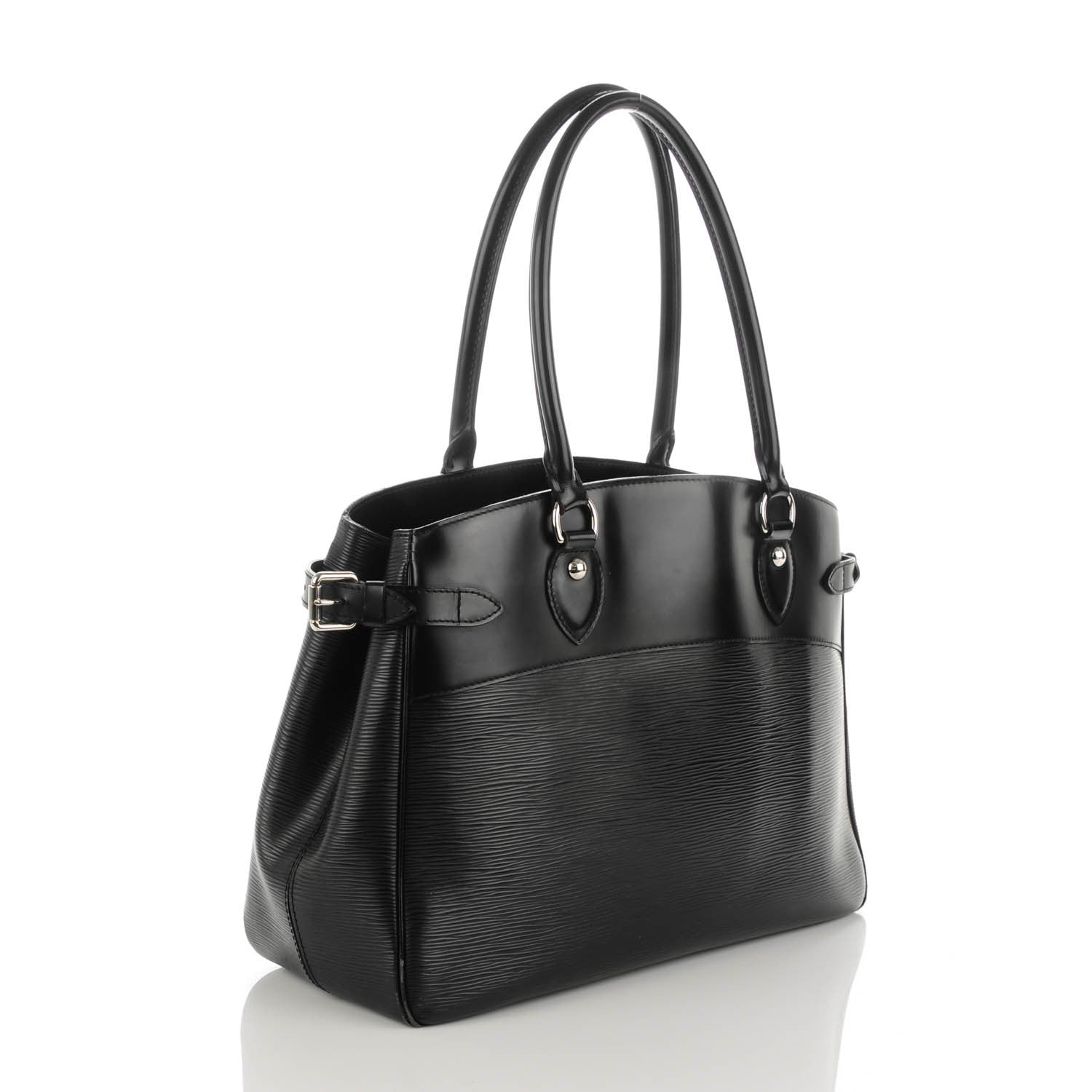 Louis Vuitton Epi Passy GM Black 3 of 9