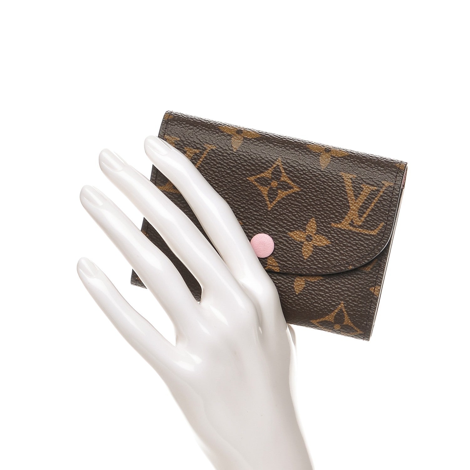 Louis Vuitton Monogram Rosalie Coin Purse Rose Ballerine 2 of 8