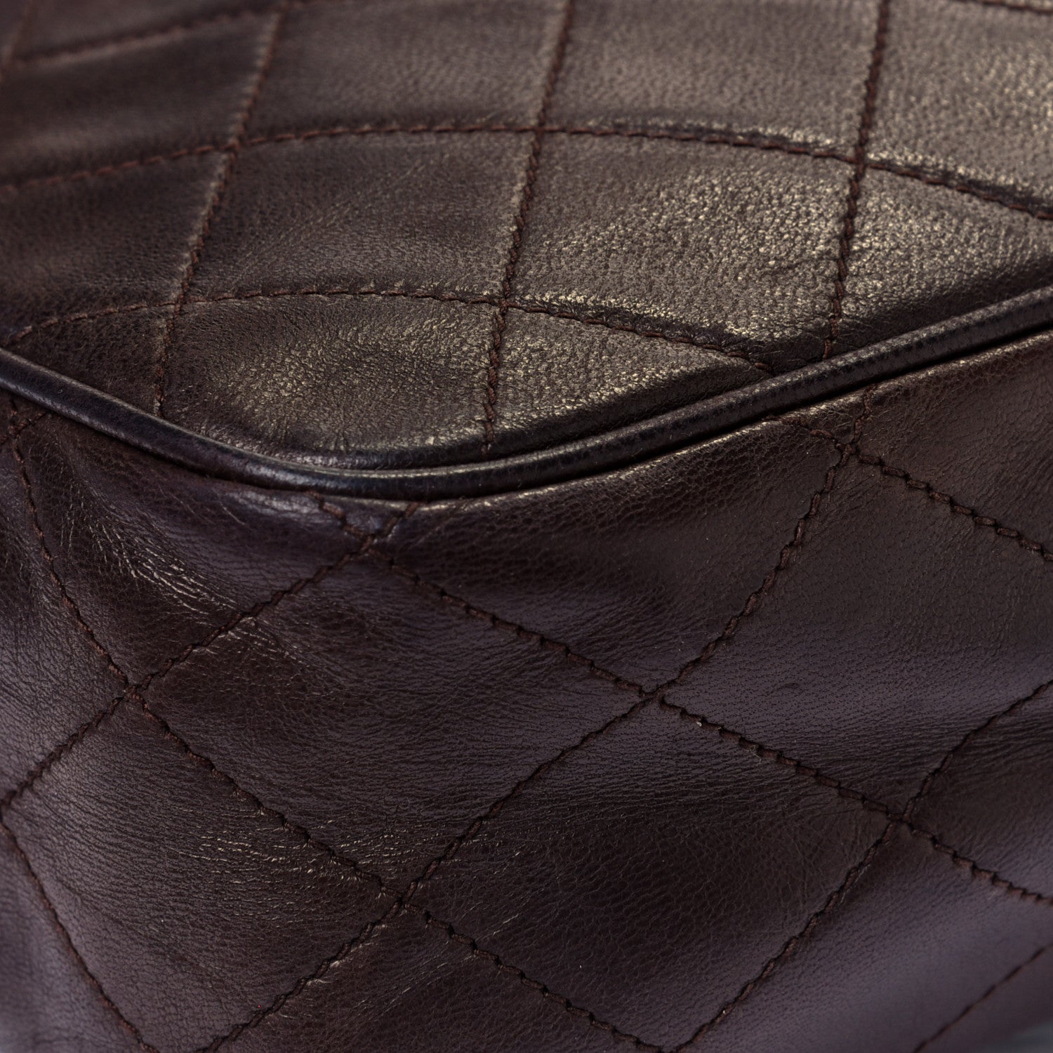 Chanel Lambskin Quilted Tassel Camera Bag Brown 5 of 8
