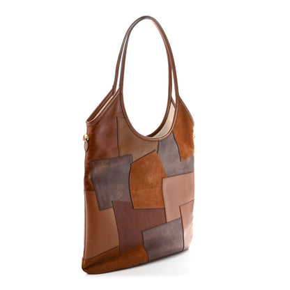 Miu Miu Nappa Patchwork Ivy Bag Cognac 3 of 9