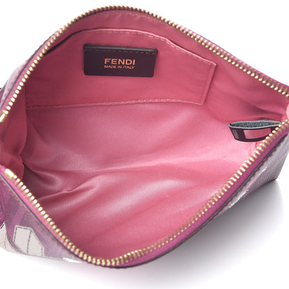 Fendi Zucca Spalmati Rose Ladybug Pochette Ciclamino 5 of 10
