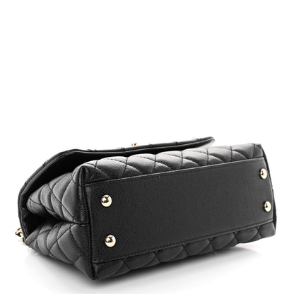 Chanel Caviar Quilted Mini Coco Handle Flap Black 4 of 11