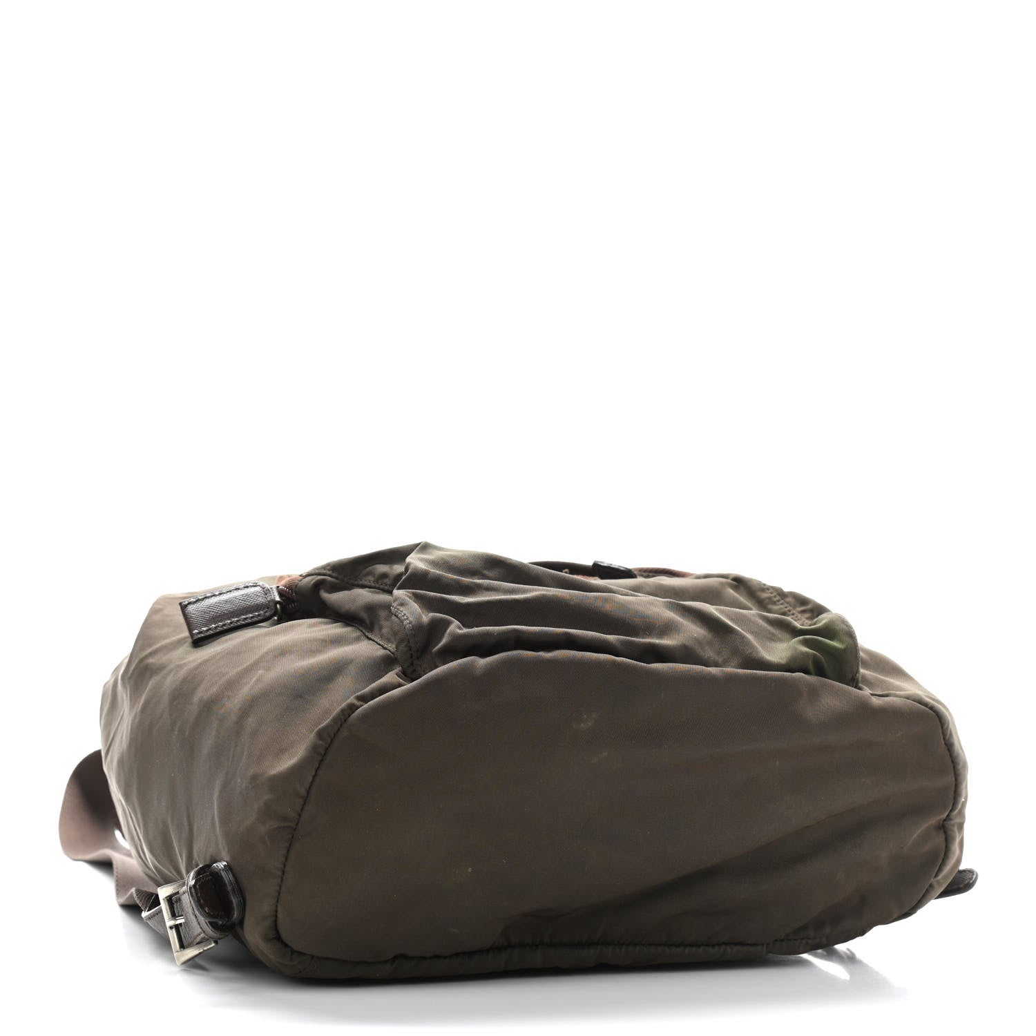 Prada Nylon Vela Cinch Backpack Green 4 of 12