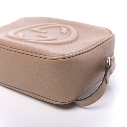 Gucci Pebbled Calfskin Small Soho Disco Bag Camelia 9 of 11