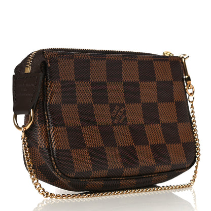 Louis Vuitton Damier Ebene Mini Pochette Accessories 3 of 10