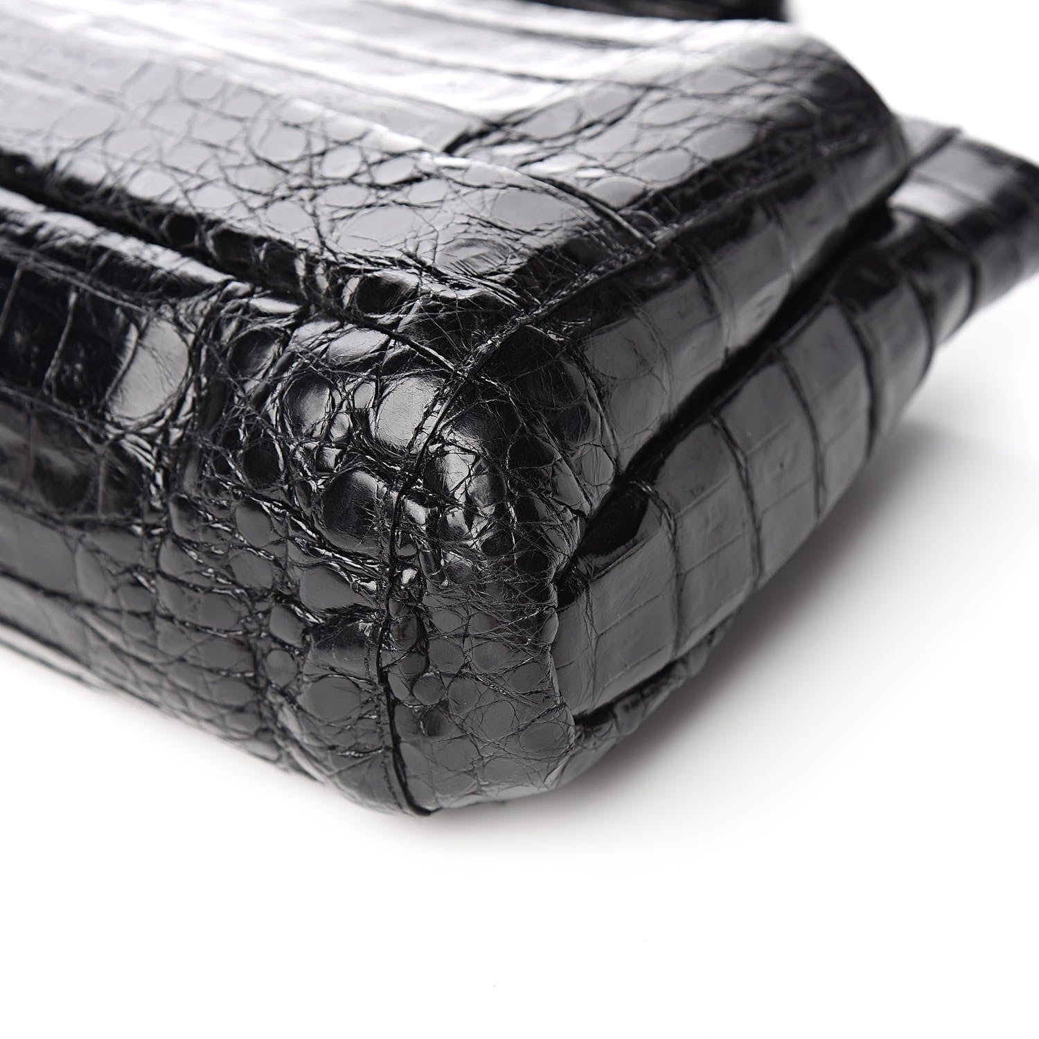 Nancy Gonzalez Crocodile Shoulder Bag Black 10 of 11