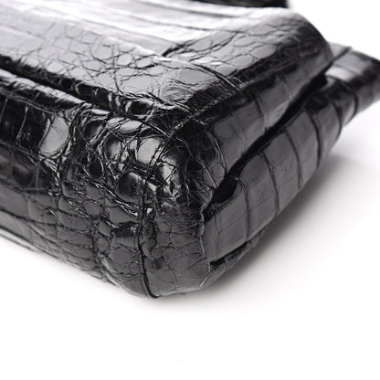 Nancy Gonzalez Crocodile Shoulder Bag Black 10 of 11