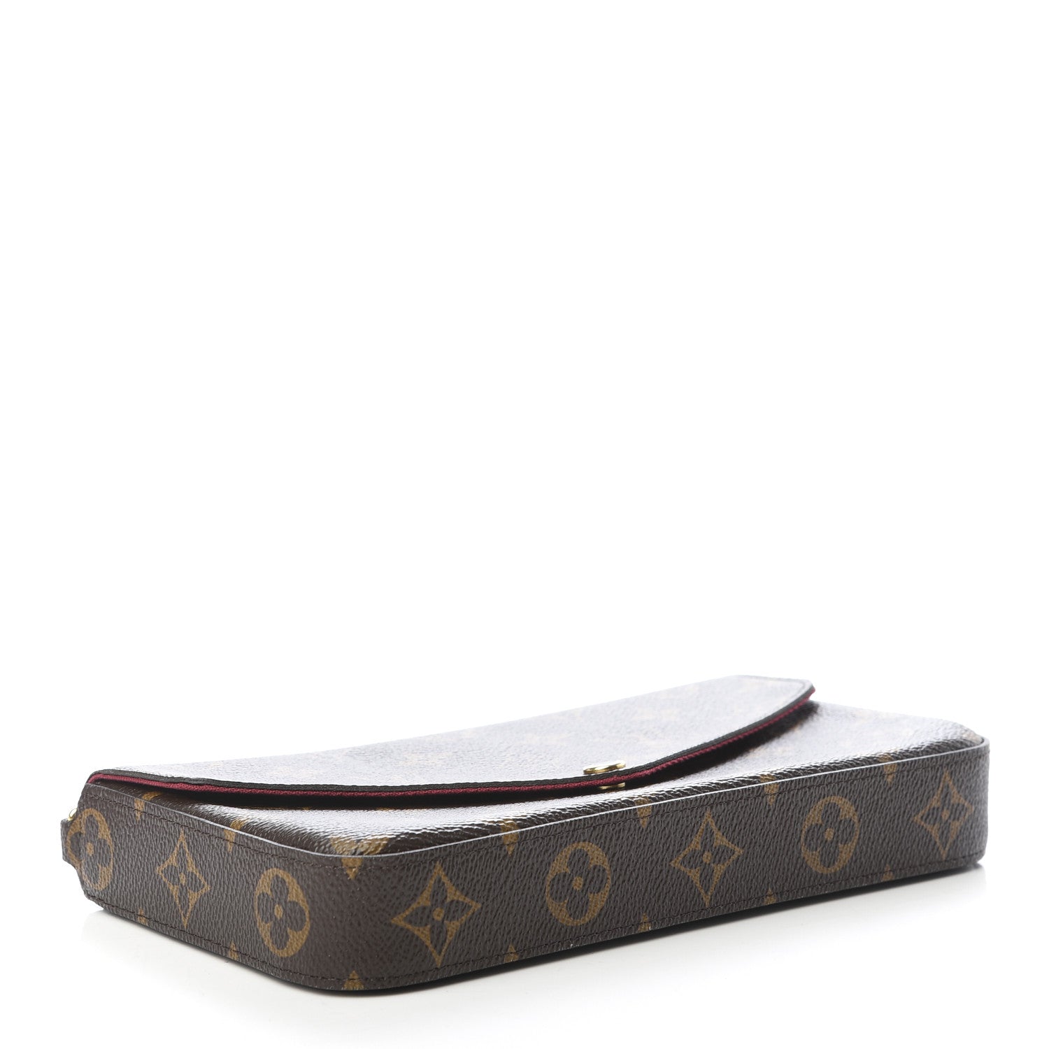 Louis Vuitton Monogram Pochette Felicie Chain Wallet Fuchsia 4 of 9