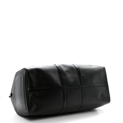 Louis Vuitton Epi Keepall 55 Black 3 of 13