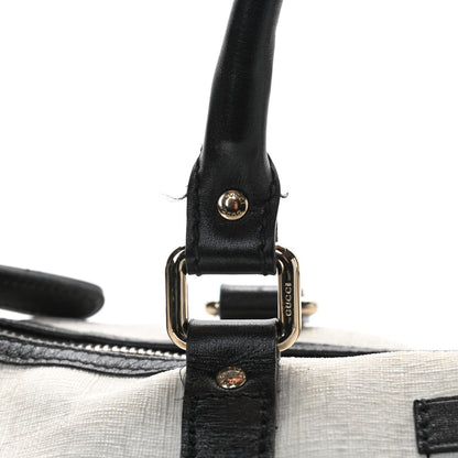Gucci GG Plus Monogram Medium Joy Boston White Black 8 of 9