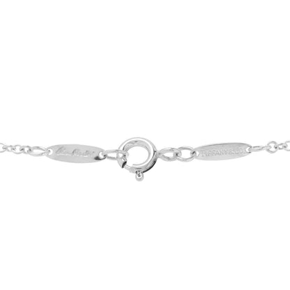 Tiffany Sterling Silver 22mm Elsa Peretti Open Heart Pendant Necklace 6 of 8