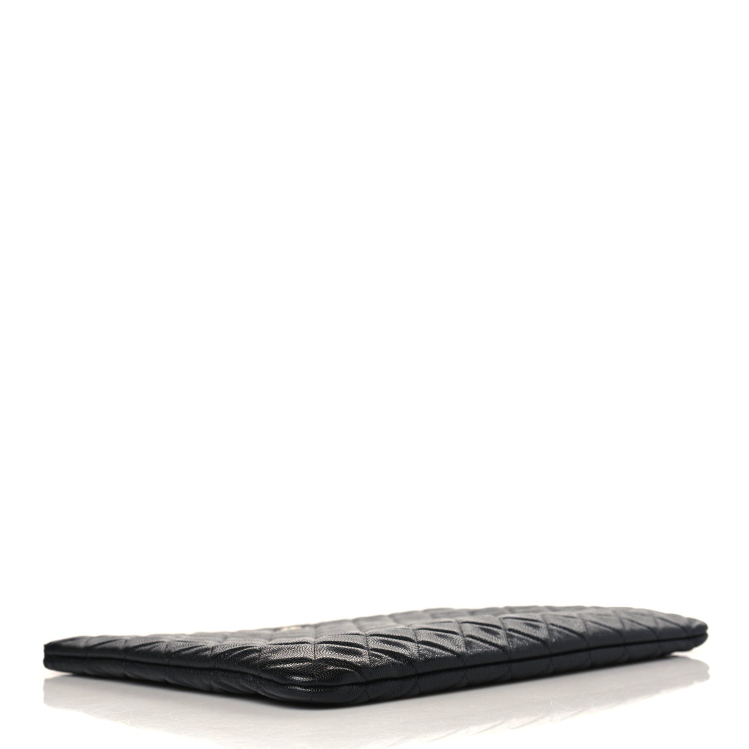 Chanel Caviar Quilted Large Cosmetic Case Black 4 of 9
