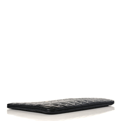 Chanel Caviar Quilted Large Cosmetic Case Black 4 of 9
