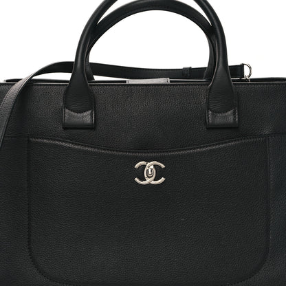 Chanel Grained Calfskin Medium Neo Executive Shopper Tote Black 7 of 11
