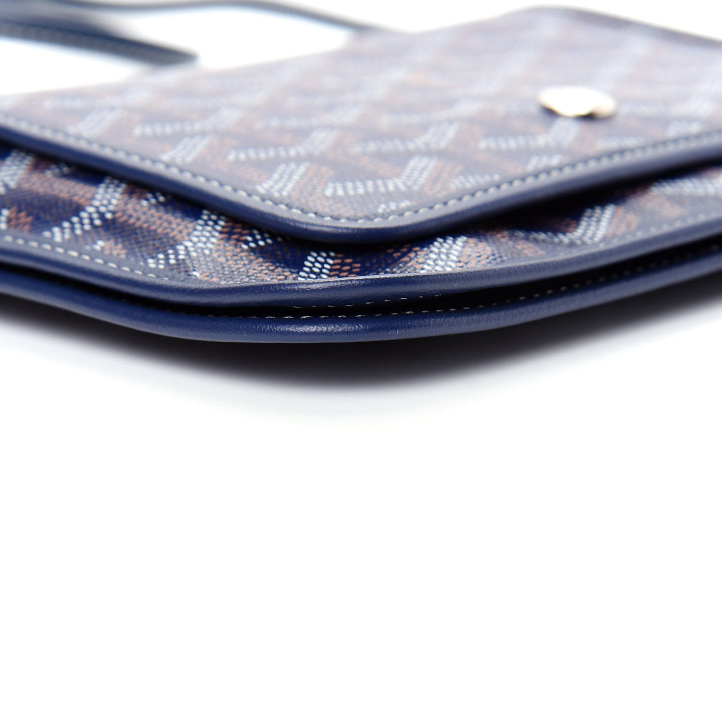 Goyardine Plumet Wallet Clutch Navy