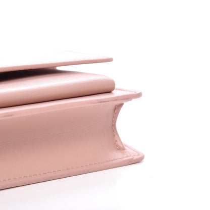 Saint Laurent Calfskin Monogram Sunset Chain Wallet Light Pink 8 of 9