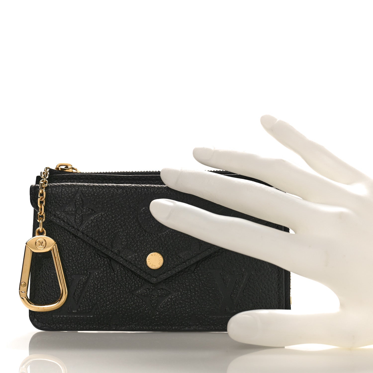Louis Vuitton Empreinte Recto Verso Card Holder Black 2 of 8