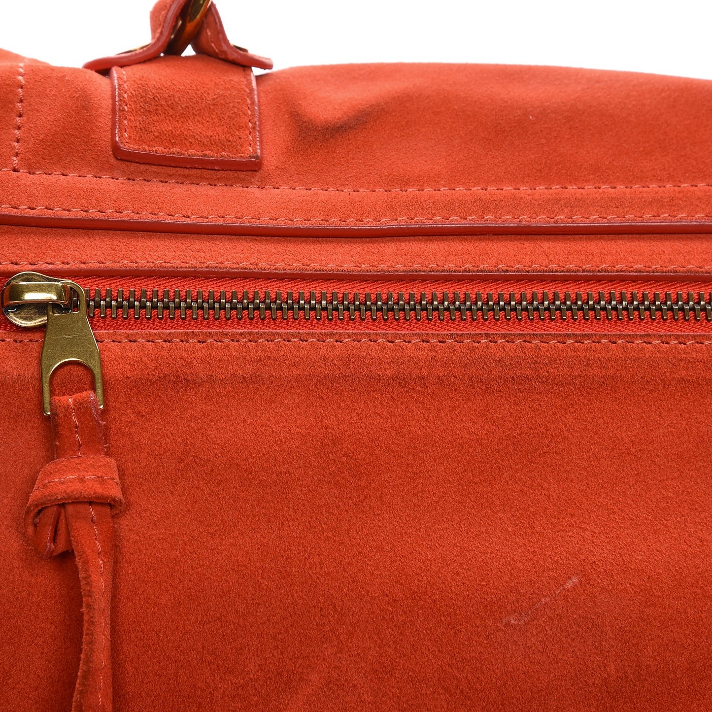 Suede PS1 Medium Satchel Orange