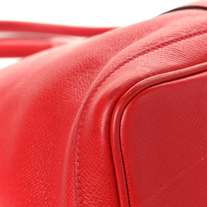 Hermes Epsom Garden Party 36 MM Rouge Casaque 10 of 12