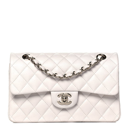 Chanel Caviar Quilted Small Double Flap White 1 of 9