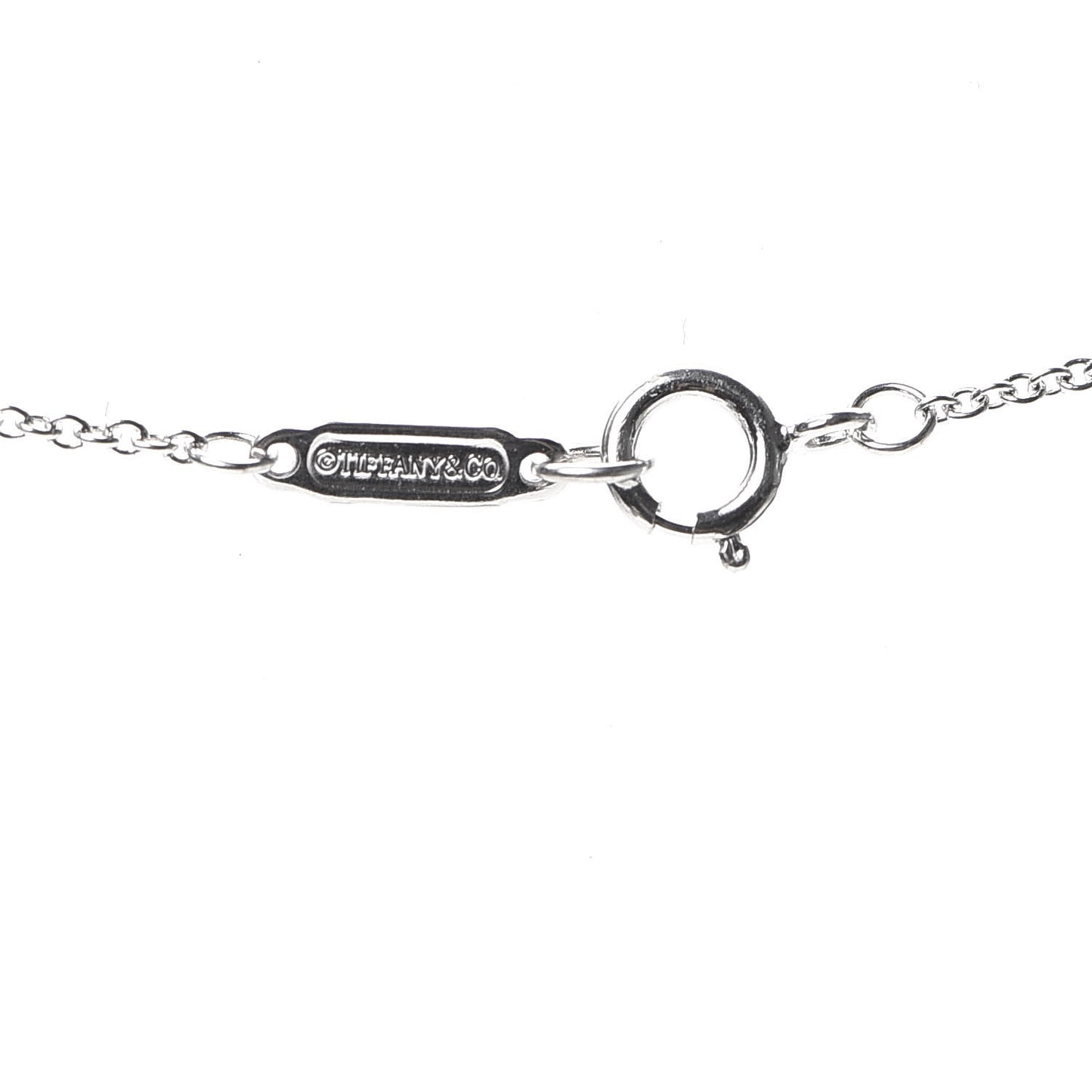 18K White Gold Diamond Metro Heart Pendant Necklace