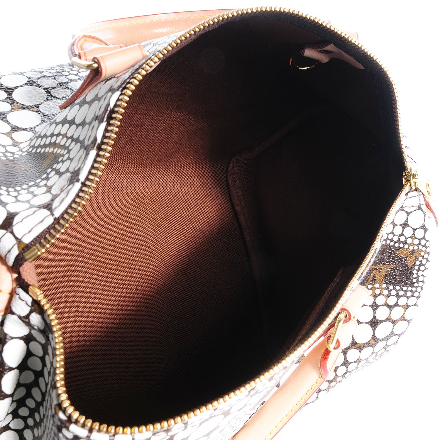 Louis Vuitton Monogram Kusama Town Speedy 30 White 5 of 8