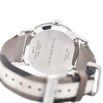 Burberry Stainless Steel Calfskin 39mm Quartz Watch BU9019 4 of 4