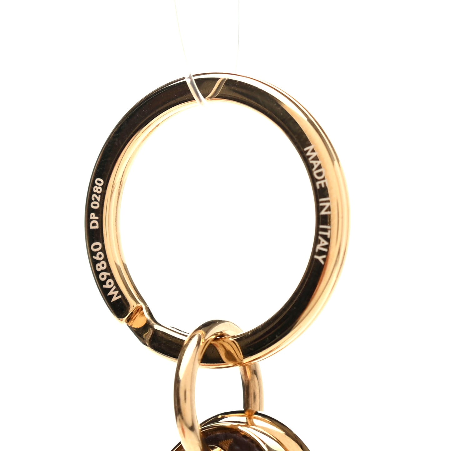 Monogram Metal Christmas Vivenne Bag Charm Key Holder