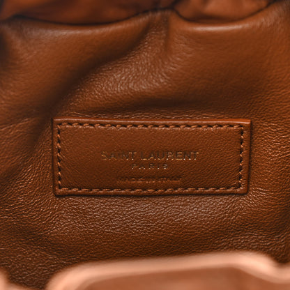 Saint Laurent Shearling Pac Pac Hobo Natural Brick 6 of 11