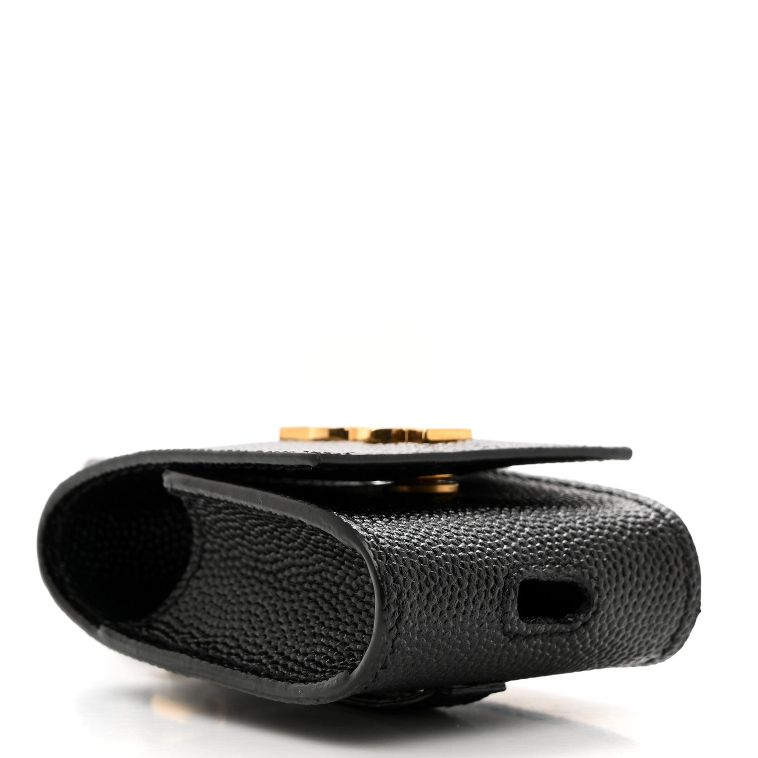Saint Laurent Grain De Poudre Monogram Airpods Case Black 3 of 7