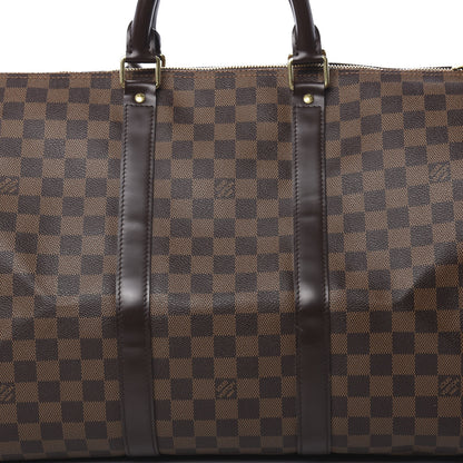 Louis Vuitton Damier Ebene Keepall 50 8 of 10