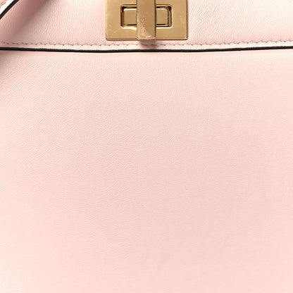 Fendi Shiny Nappa Petite Peekaboo I SEE U Satchel Rosa Confetto 7 of 9