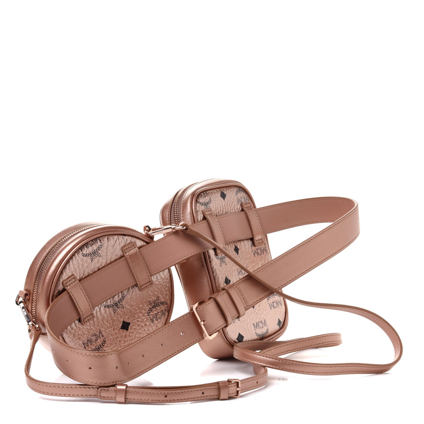 Metallic Visetos Stark Original Belt Bag Champagne Gold