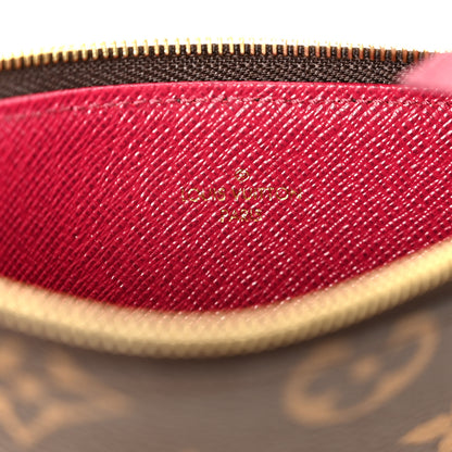 Louis Vuitton Monogram Pochette Felicie Chain Wallet Fuchsia 10 of 15